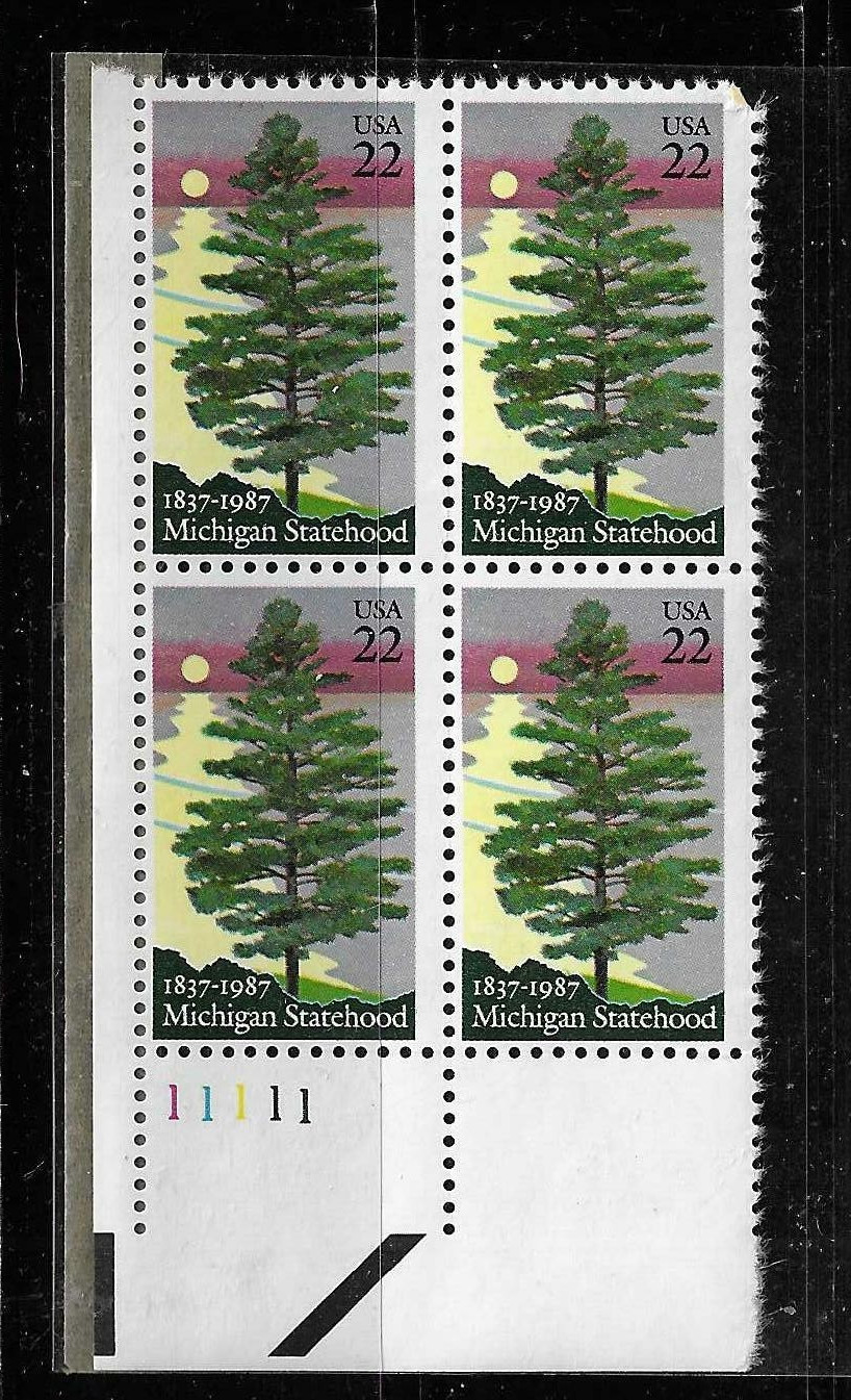 USA SC # 2246 Michigan Statehood . MNH