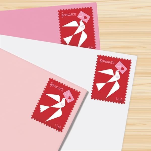 2024 Love Forever Postage Stamps – Two Sheets, First-Class Mail 40 Total
