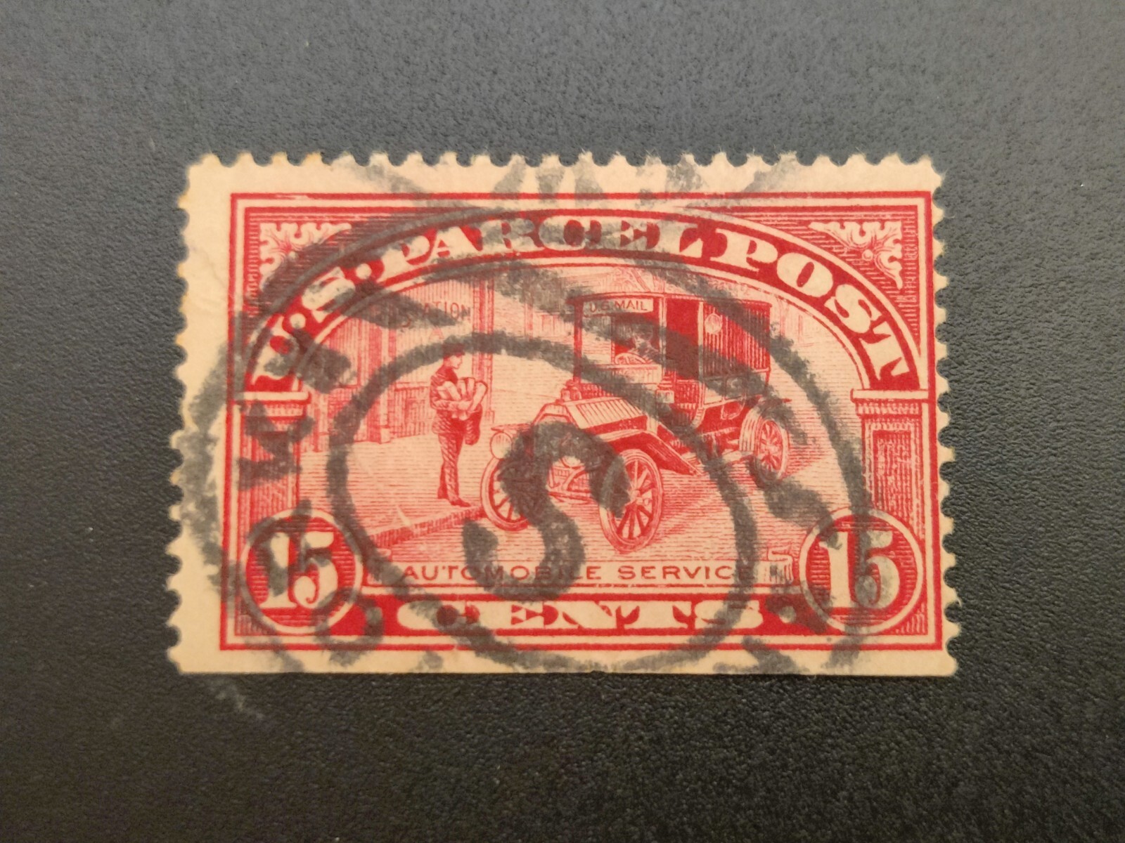 US Scott Q7 15c Parcel Post Automobile 1913 Used