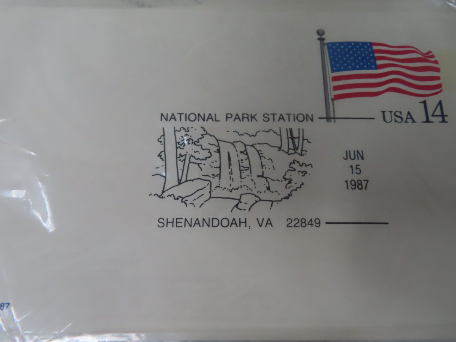 USPS 14 cent Postcards 1987 Lot Ten National Park Stations First Day of Issue