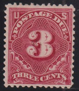US Postage Dues #J40 MintHinged F – VF