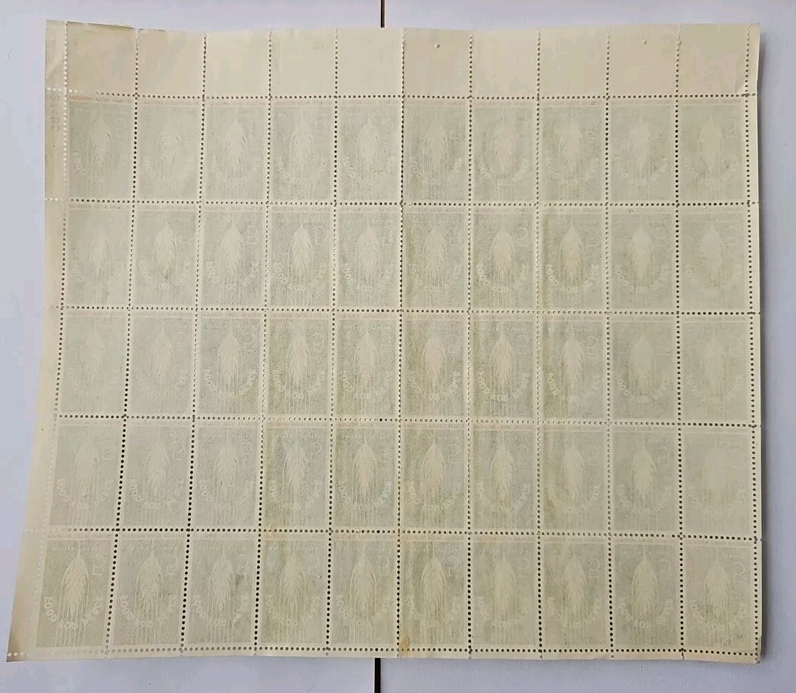 Stamp US Postage 5c 5 Cent Sheet OF 50 Stamps Food For Peace Freedom From Hunger