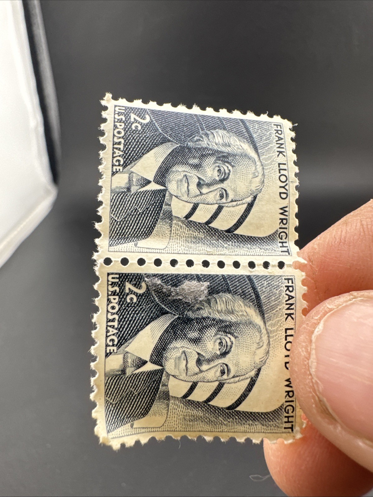 Rare 1966 Frank Lloyd Wright 2 Cent U.S. Postage Stamp –Mint /Unused Set Of 2 #5