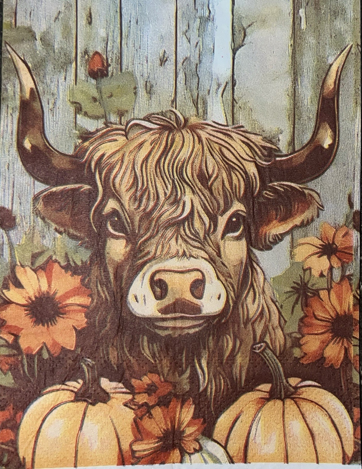 Three Paper Dinner Decoupage Art Craft Napkins -highland Cow- /sunflowers/autumn