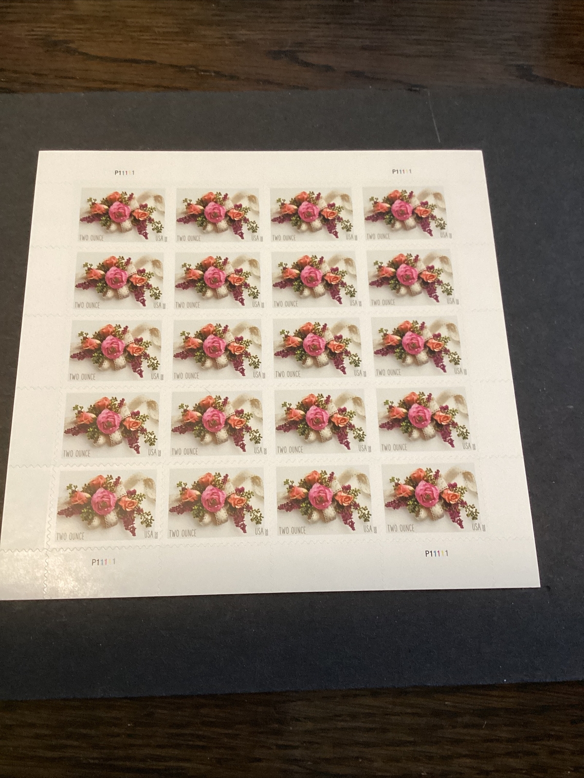 SCOTT # 5458-GARDEN CORSAGE-SHEET OF 20-2 OZ RATE STAMPS MNH-2020-US