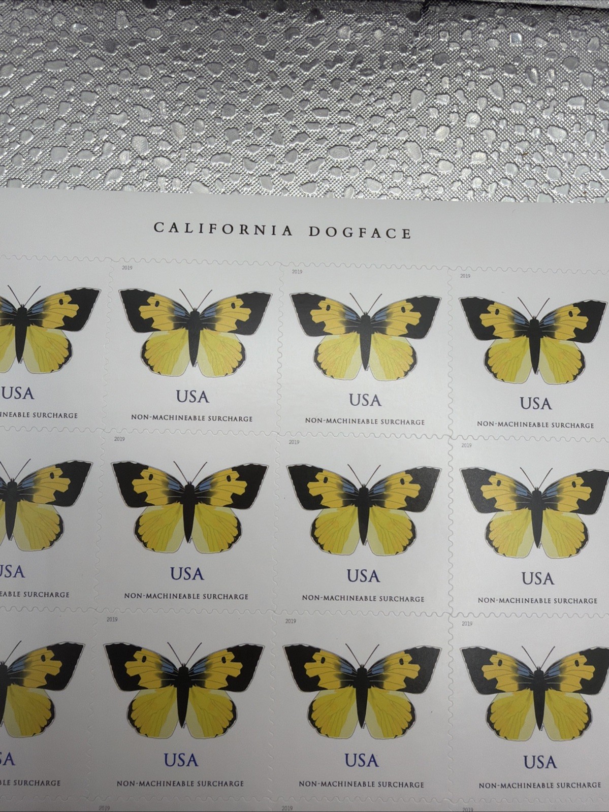 USPS 2019 CALIFORNIA DOGFACE NON-MACHINABLE STAMPS SHEET OF 20 SELF-ADHESIVE
