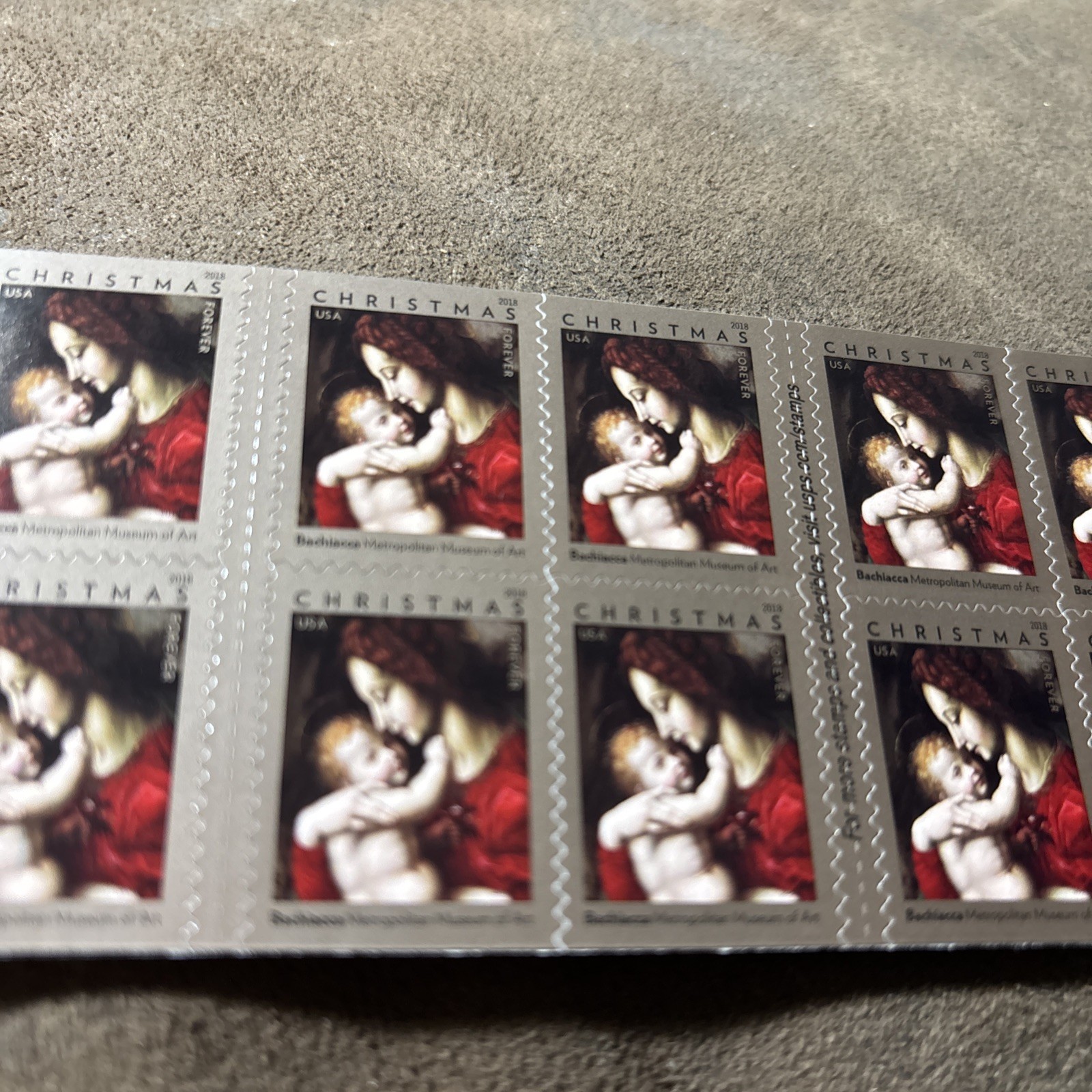 US SCOTT 5331 BOOKLET OF 20 MADONNA AND CHILD FOREVER STAMPS MNH