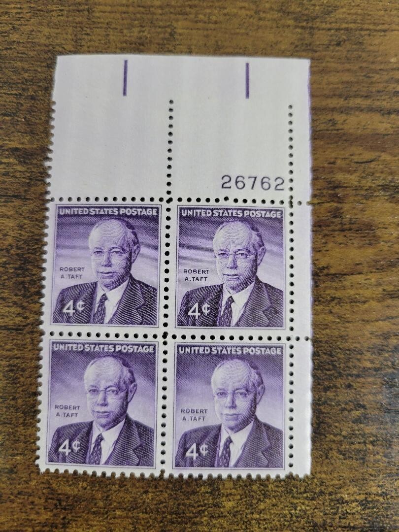 USPS Robert A. Taft Politician 4 Cent Stamps
