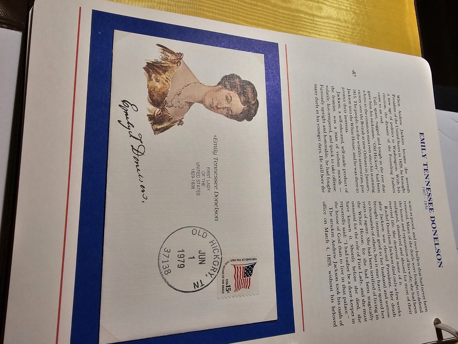 First Ladies Of United States Of America FDC Collection Album