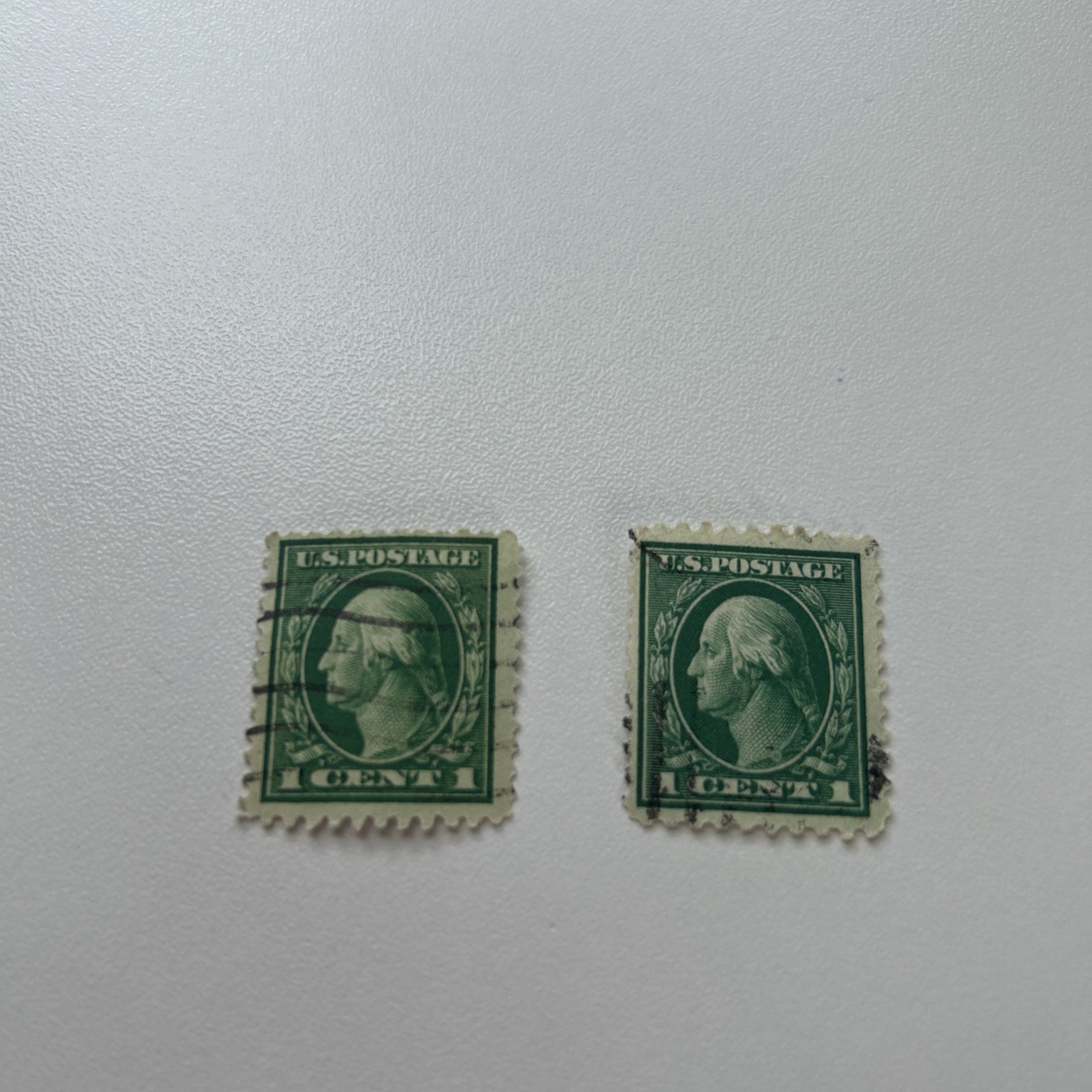 1917 Vintage George Washington 1c US Postal Stamp