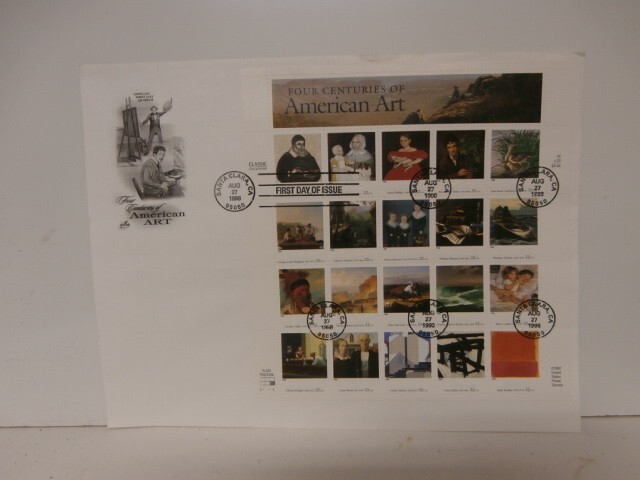 FDC 3236 Four Centuries of American Art First Day Of Issued W. ArtCraft Cover