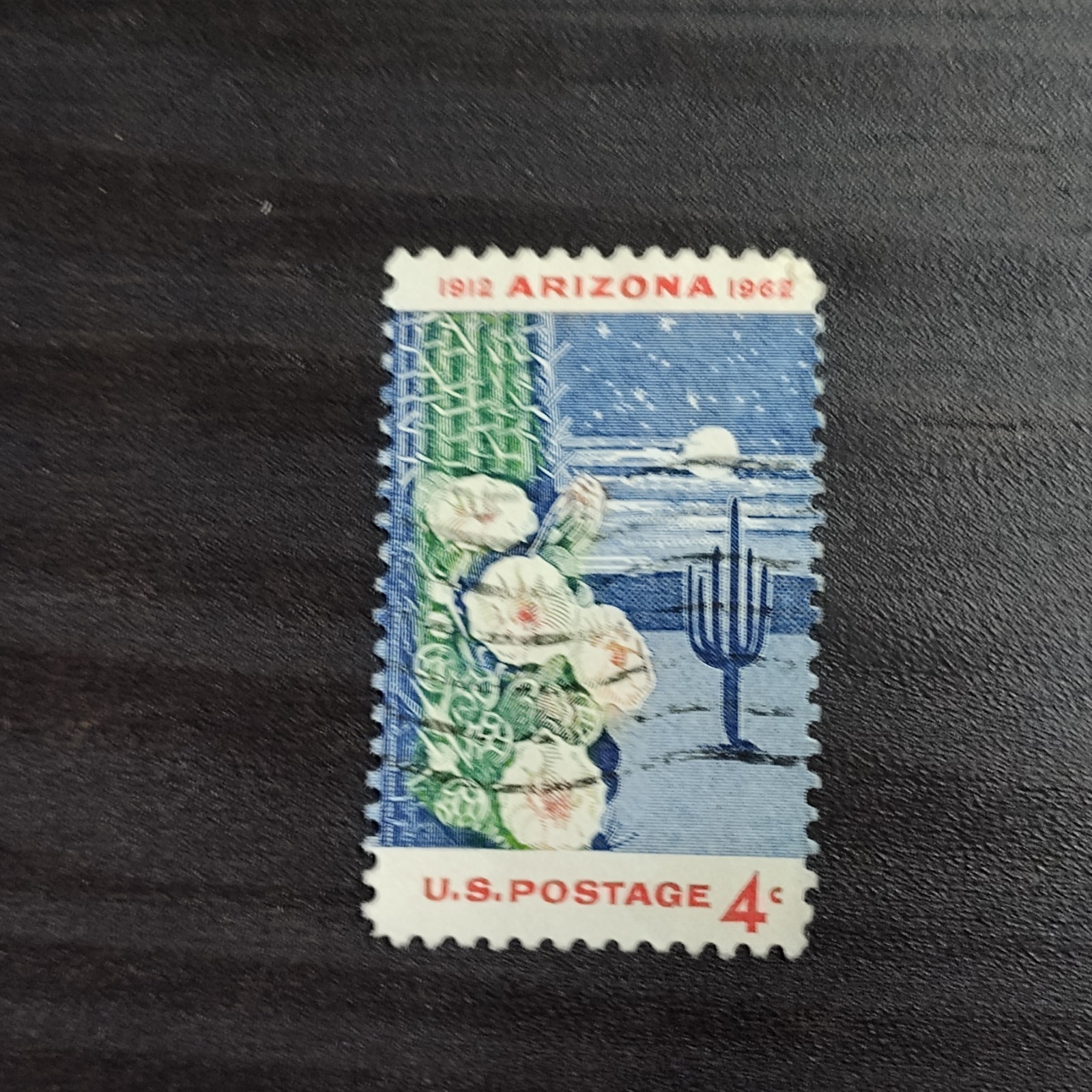 1962: 4 Cents, Arizona Statehood, Scott #1192 – Vintage USA Stamp
