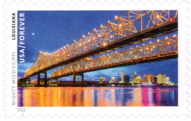 USA 2022 MIGHTY MISSISSIPPI TEN STAMPS SHEET SC 5698-5707 MNH