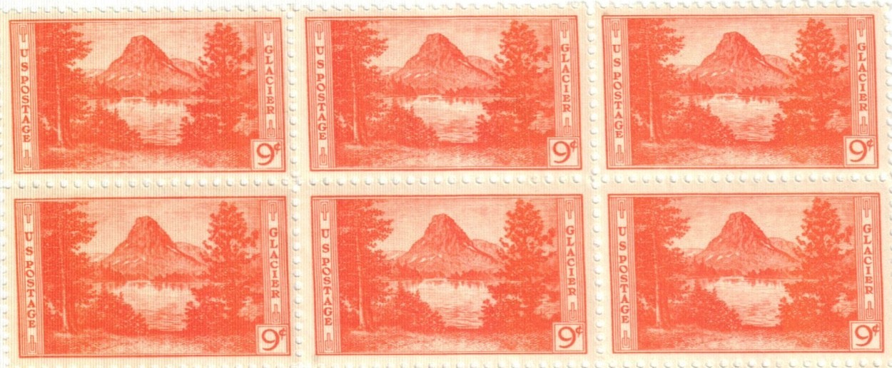 United States 9¢ Glacier National Park Postage Stamp #748 Pack of 100