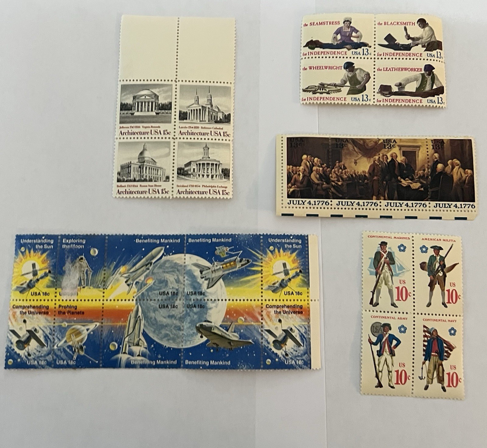 Combo Assorted Mixed Designs US Stamp Americana