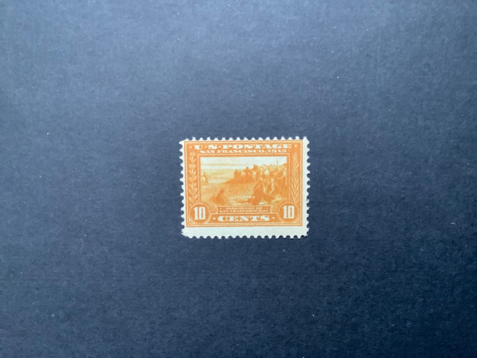 USA stamps, 1913, MNH, Scott#400, Panama Pacific exposition, yellow 