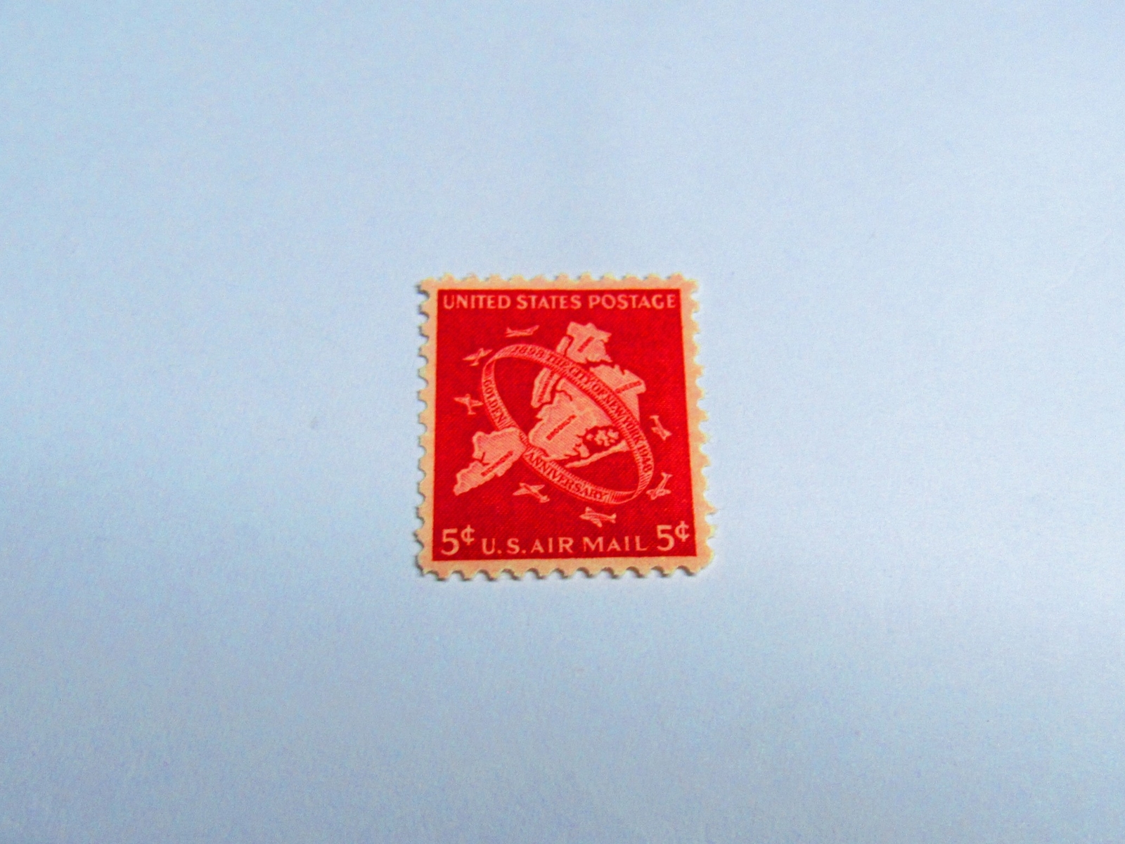 COLLECTIBLE PSE Certified Stamp! 1948 U.S. POSTAGE Air Mail 5¢ Stamps STP-123-IB