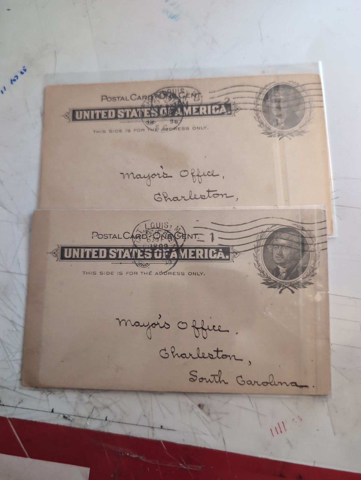 Postal Cards The United States Of America Mayor’s Office