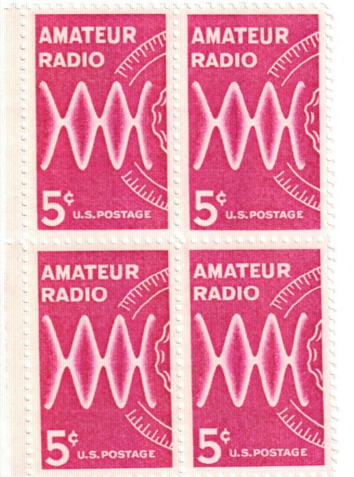 United States 5¢ 1964 Amateur Radio Postage Stamp #1260 x 100 Singles