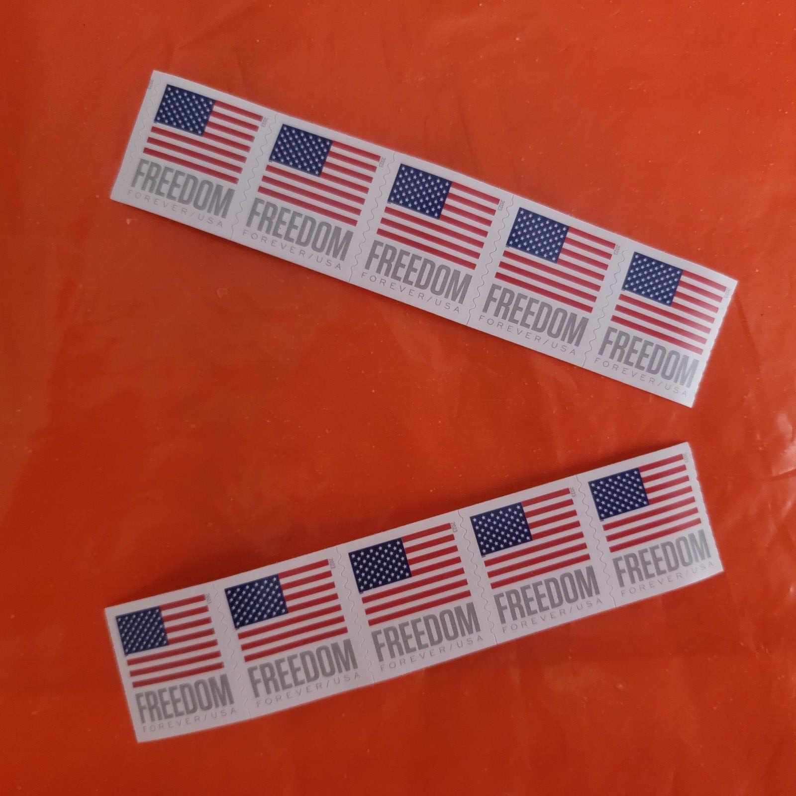 2023 US Flags Forever First Class Postage Stamps – 10 Stamps