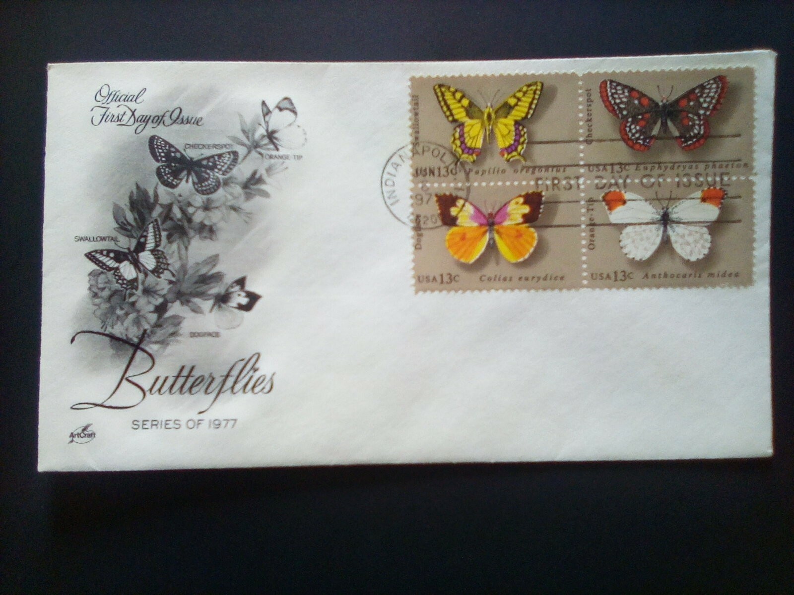 Stamps First Day Covers Butterflies