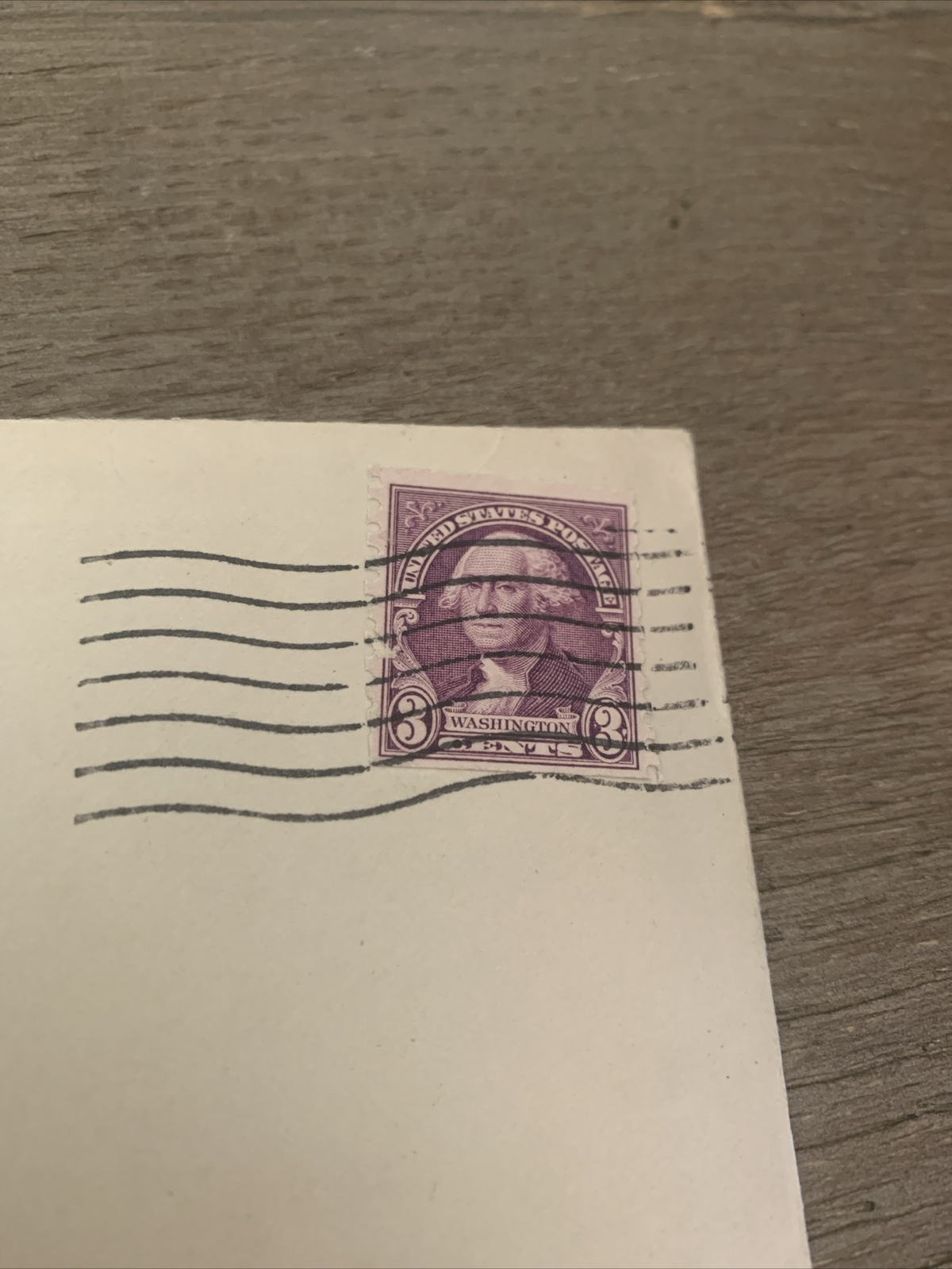 VINTAGE RARE! George Washington US 3 Cent Stamp! With 1937 Letter Included!