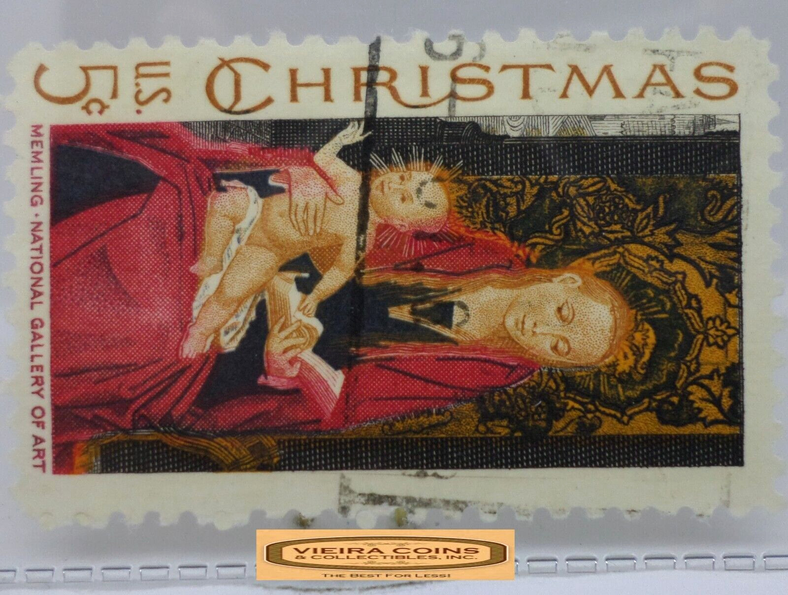 USA Christmas Memling National Gallery of Art 5 Cents Stamp – #S41441NQ
