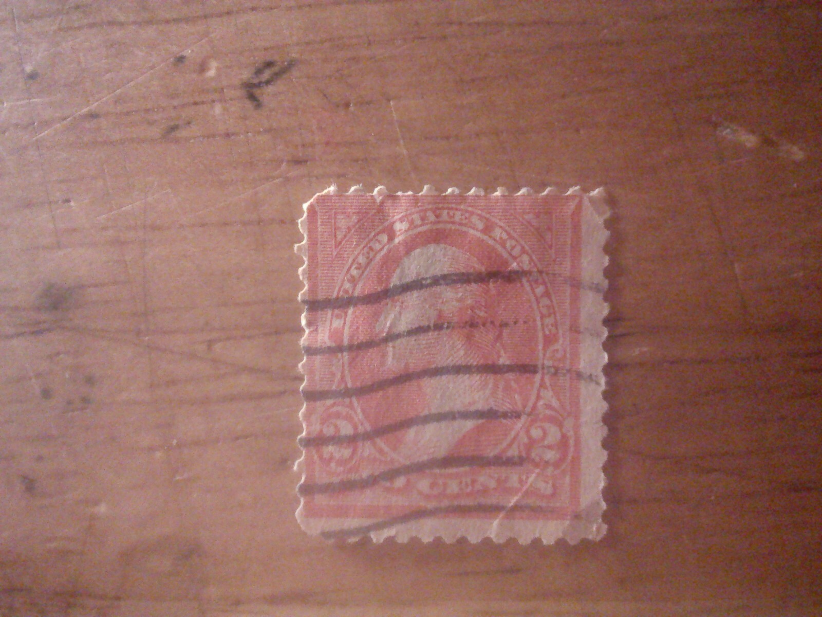 1894 2c Washington, pink, no watermark, type 1