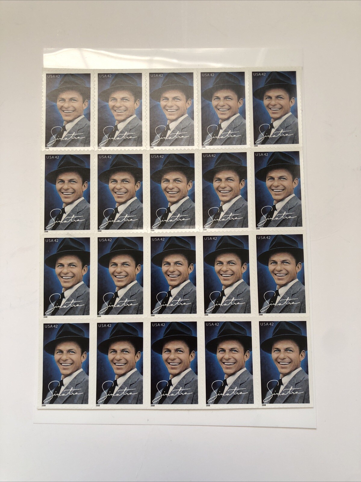 USA 42c x 24 Frank Sinatra Stamps 2008