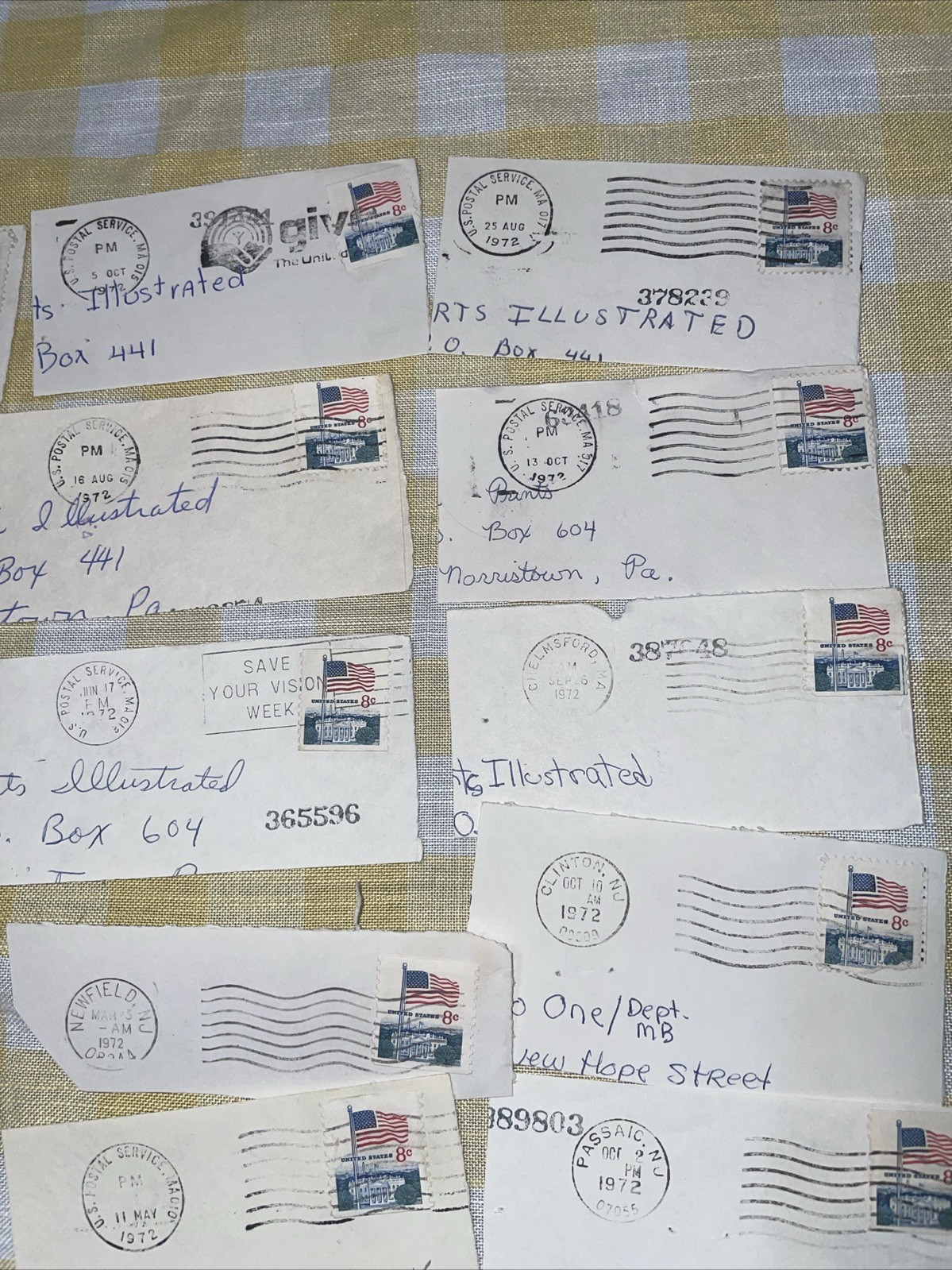 Postage stamp United States of America in the Flag Issue of 1971 – 8 Cents (18)