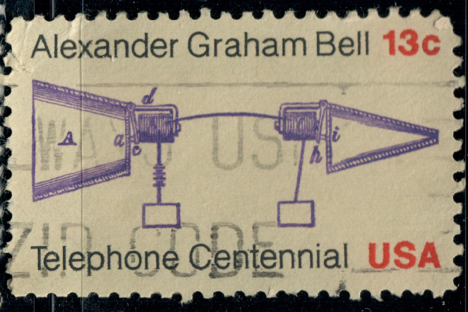 USA – 1976 – The 100th Anniversary of the Telephone – 13¢ – #3610