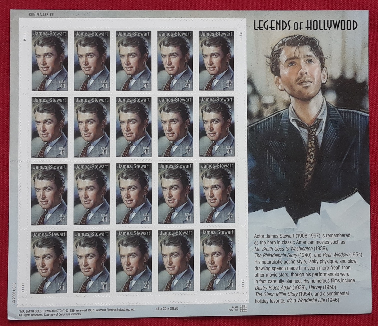 Two Panes /Sheets x 20 = 40 of LOVE: ALL HEART 42¢ US Postage Stamps. USA # 4270
