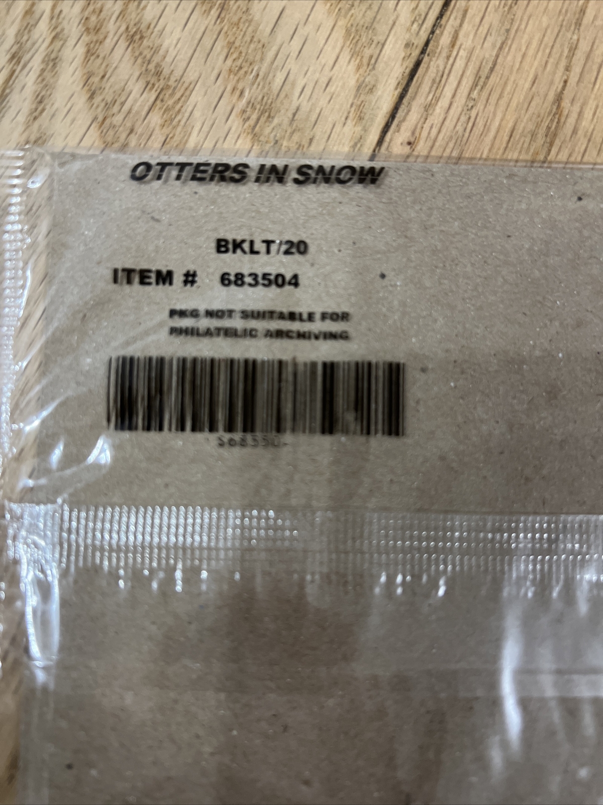 Forever-2021 Otters in Snow Booklet of 20 Forever USA Sealed Collectible Item