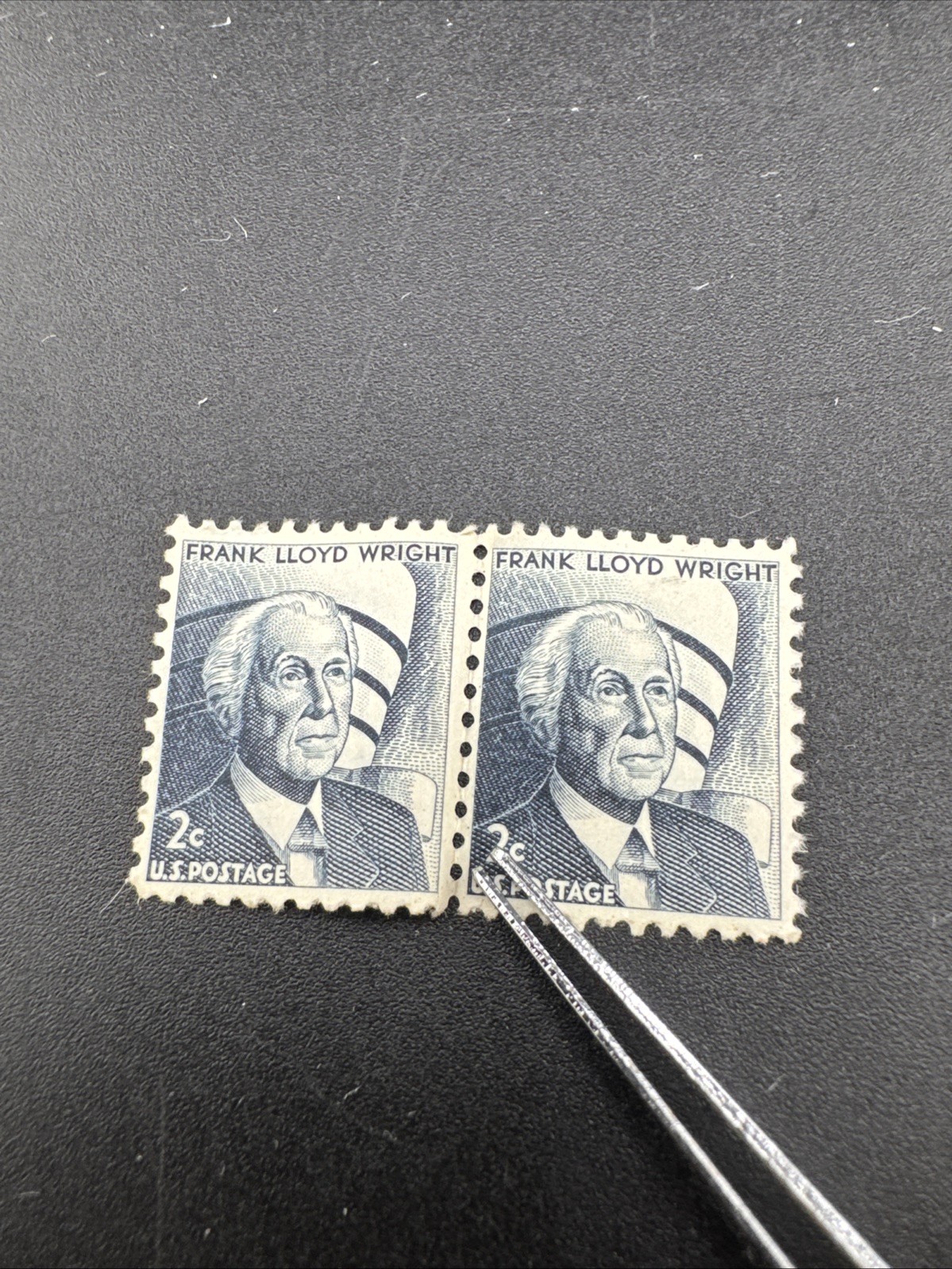 Rare 1966 Frank Lloyd Wright 2 Cent U.S. Postage Stamp –Mint /Unused Set Of 2 #4