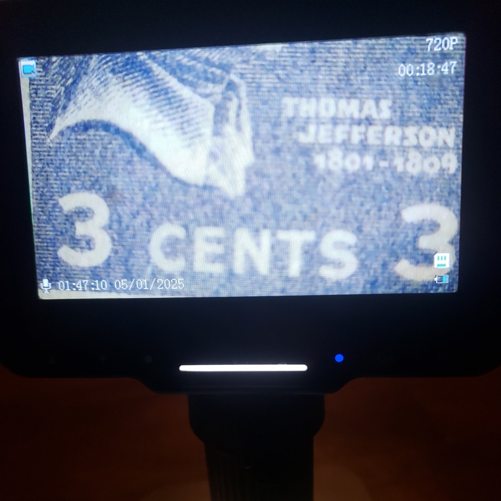 3 cent Thomas Jefferson stamp purple