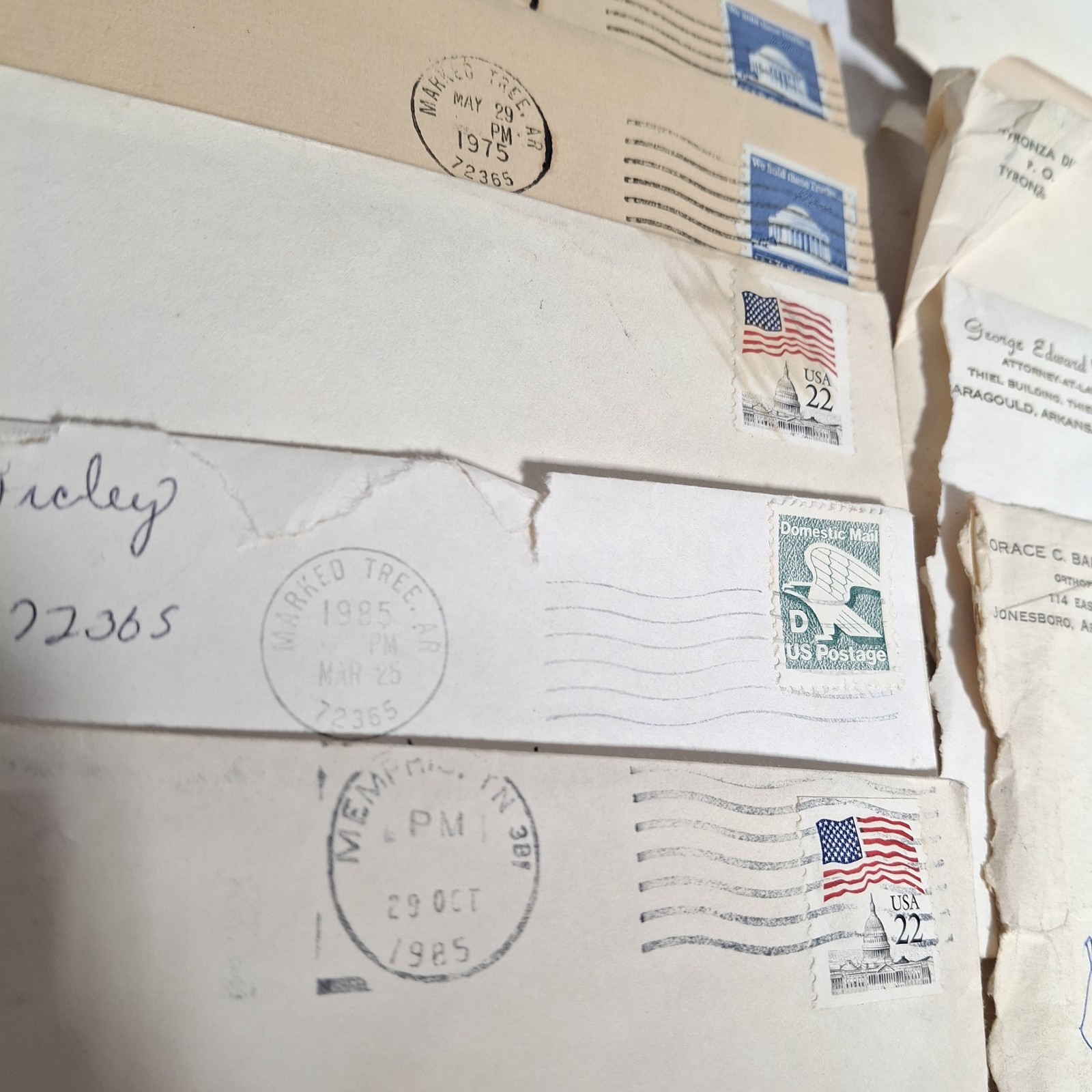 Large Lot Stamps US 5 Cent George Washington Stamp Blue Vintage Many Others