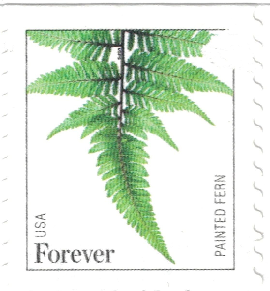 USPS Ferns Forever Stamps – 5 Stamps