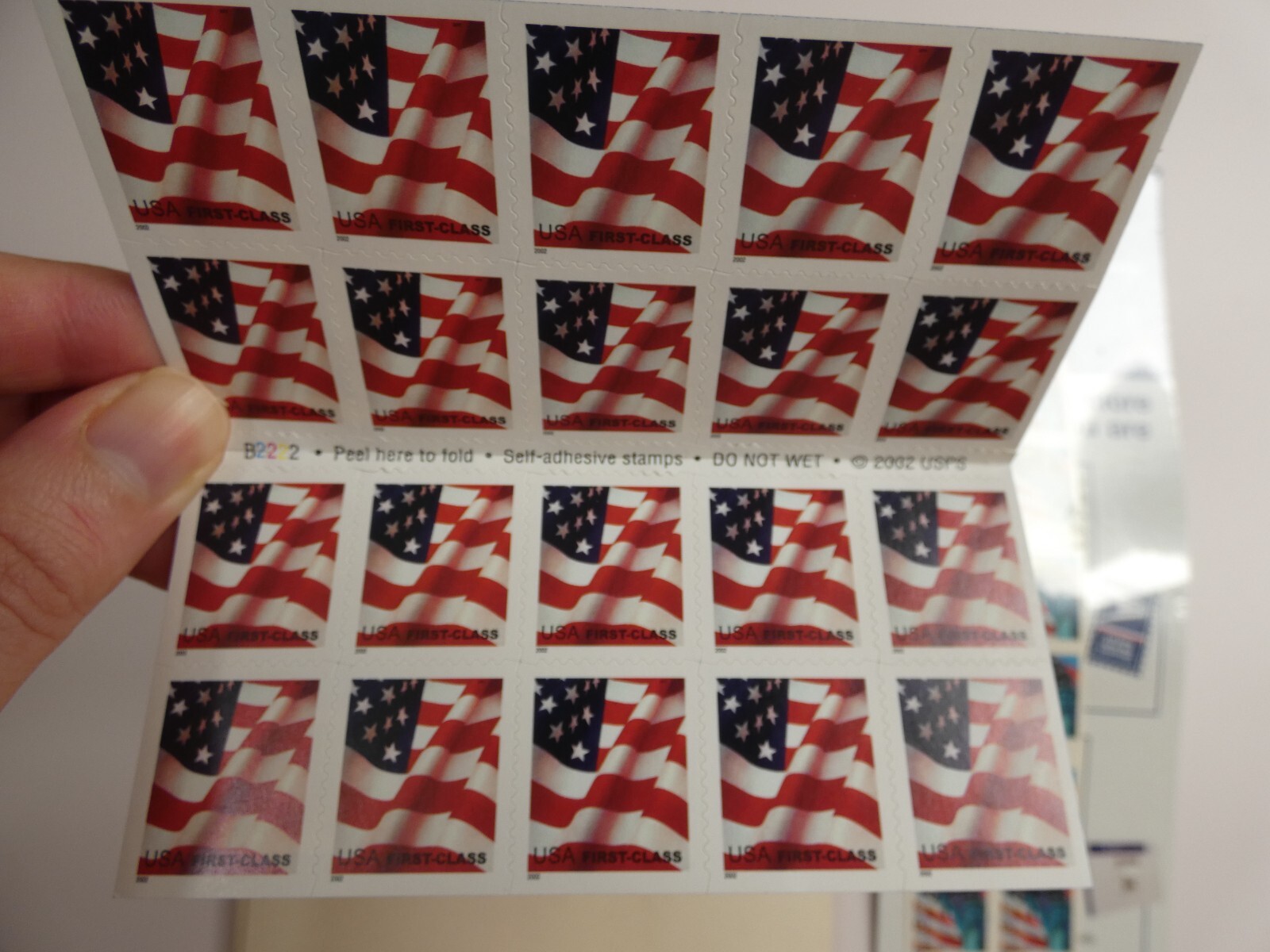 USPS First Class Flag Stamps Set of 40 New with 15 VTG Notecards