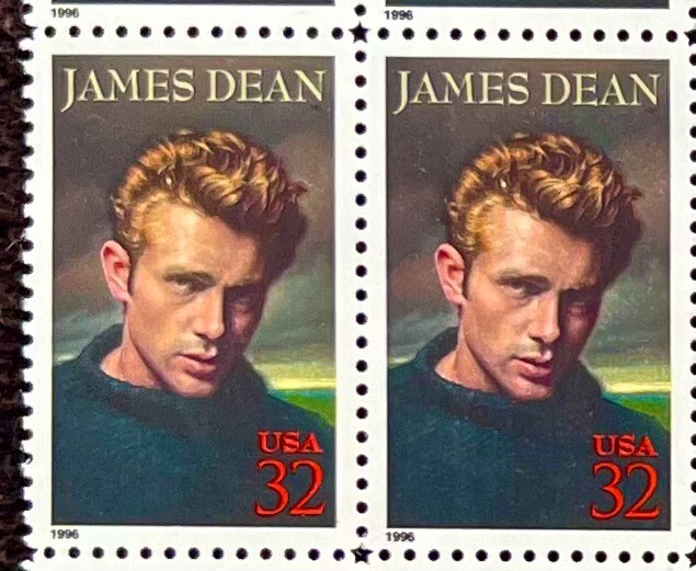 JAMES DEAN GAY ICON ACTOR Vintage USPS STAMP PAGE United States Postal Service
