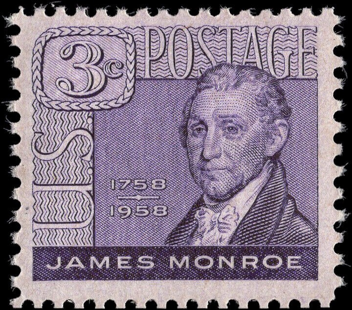 USA 1958 — James Monroe, 1758-1958 200th Anniversary – MNH Stamp – Scott #1105