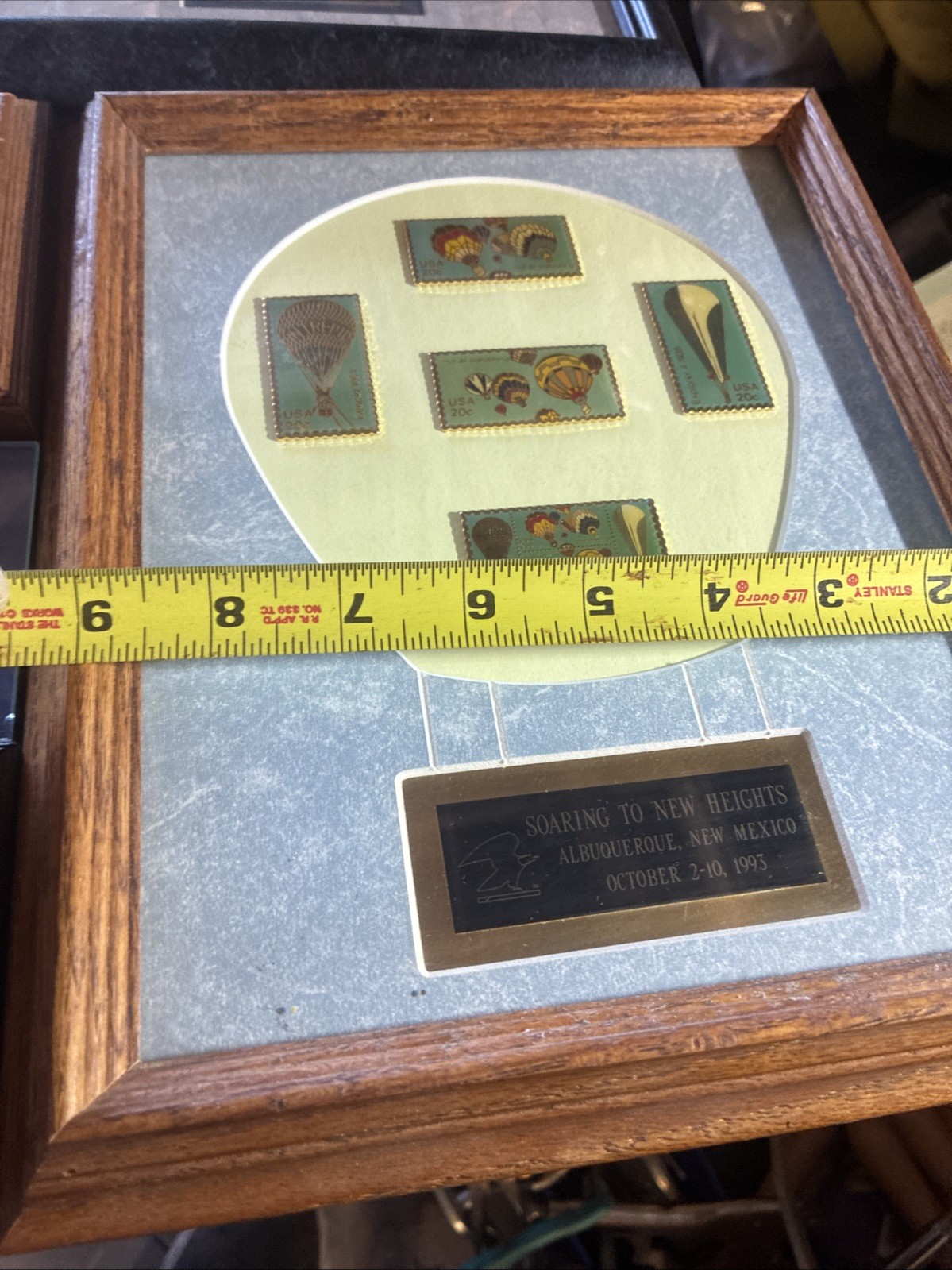 12 Framed Collectible Stamp Frames-Selling All Together-Good Subject Matter-nice
