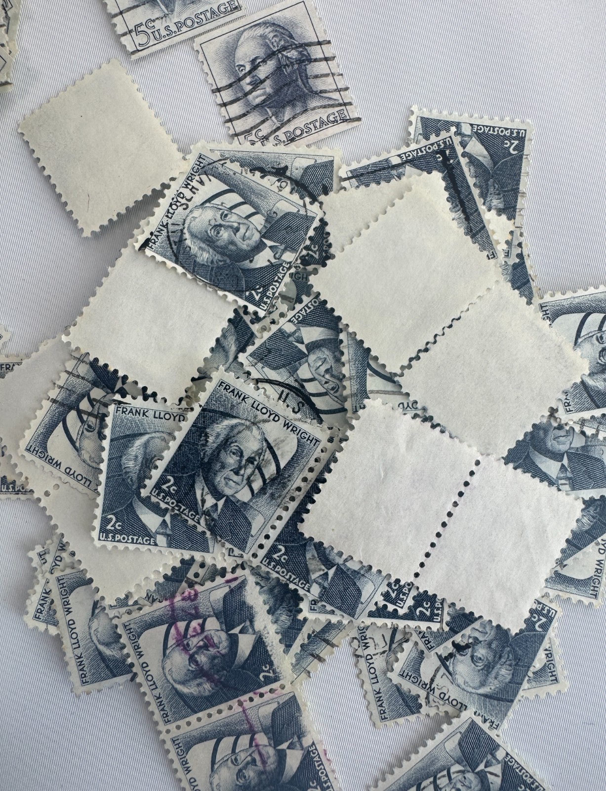 Cancelled Vintage US Definitive Stamp Mixture Lot 8 different types