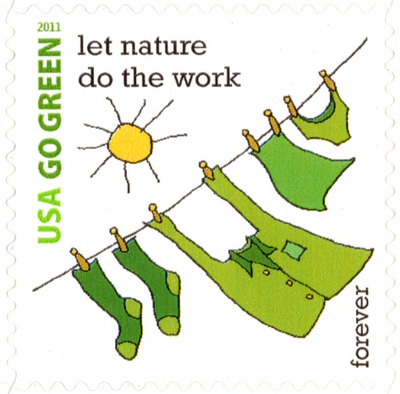 USA 2011 GO GREEN 16 FOREVER STAMPS PANE SCOTT 4524 A-P MNH