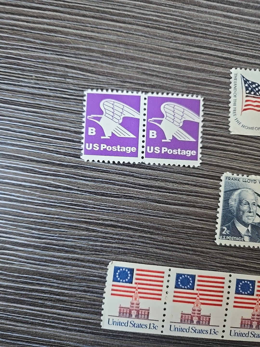Vintage Lot Of 13 Cents & 15 Cents Americana Issued Stamps – LIberty Bell Stamps