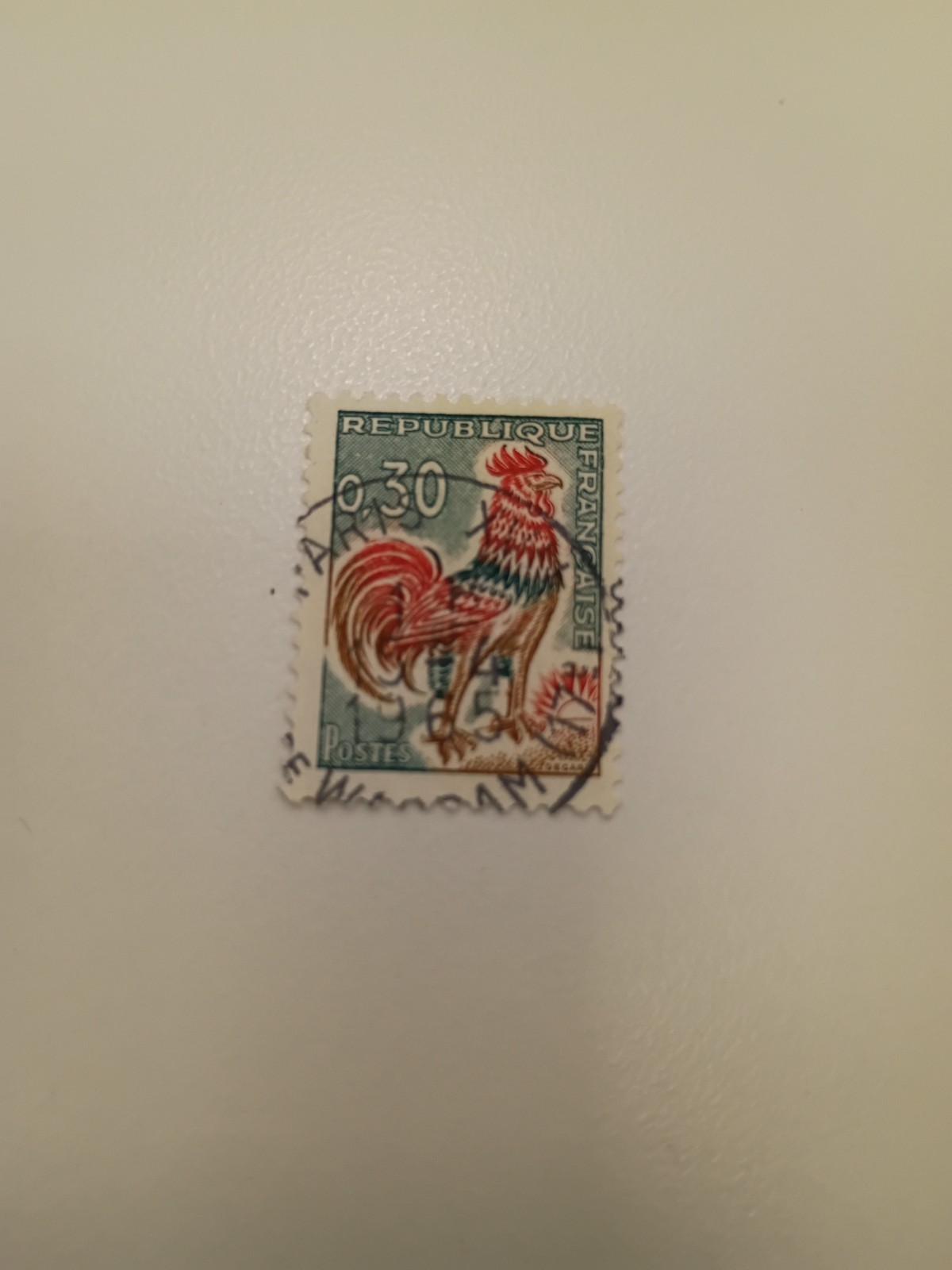 Unique Rooster stamp