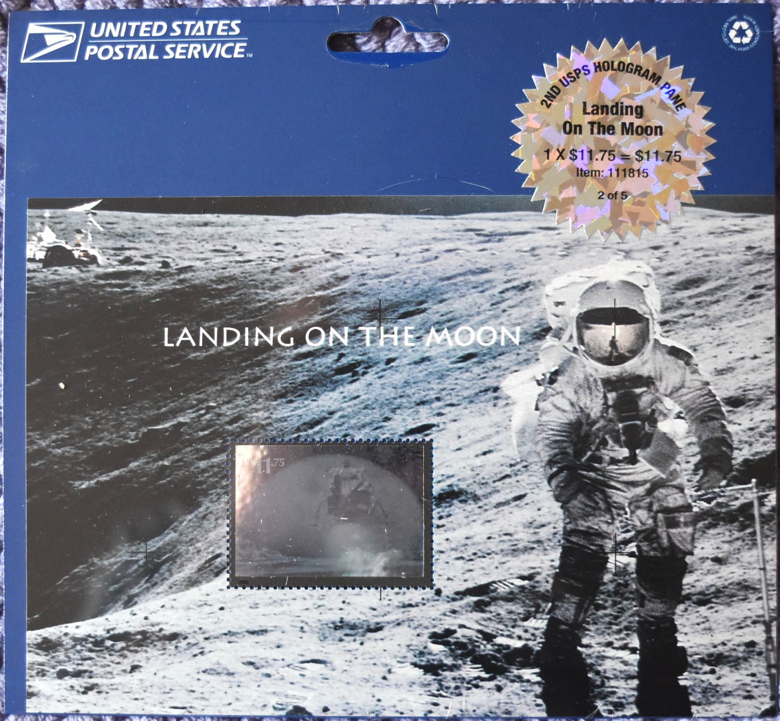 USPS Landing on The Moon, Solar System, Space Complete Set of 5 Stamp Sheets