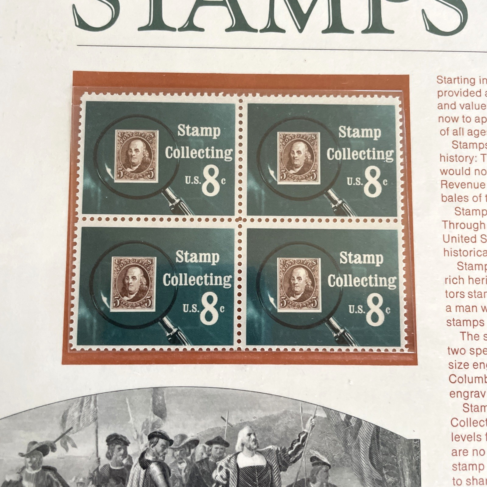 American Commemoratives – Stamp Collecting – USPS Stamp Bank Note Nov 17, 1972