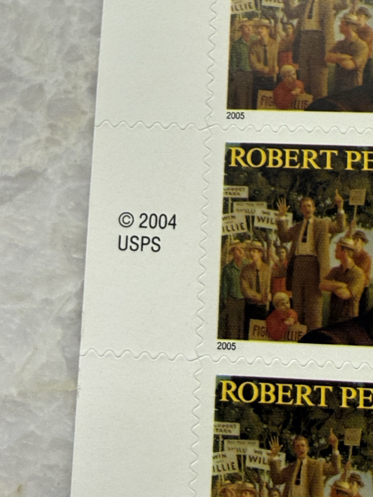 2004 US Scott #3904 37c Robert Penn Warren, Writer, Sheet of 20 MNH
