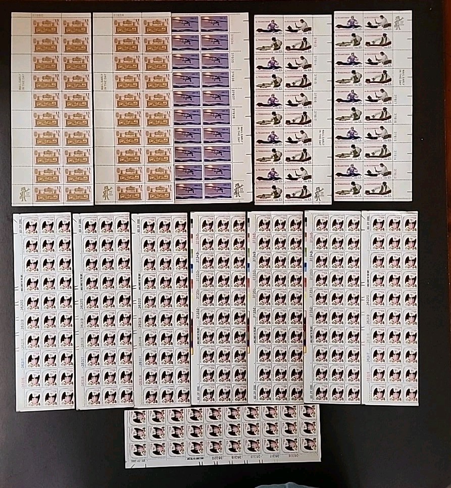 Lot Of 1855 USPS stamps. All 13 Cents. Vintage 70s. FV $241. Liberty Bell.
