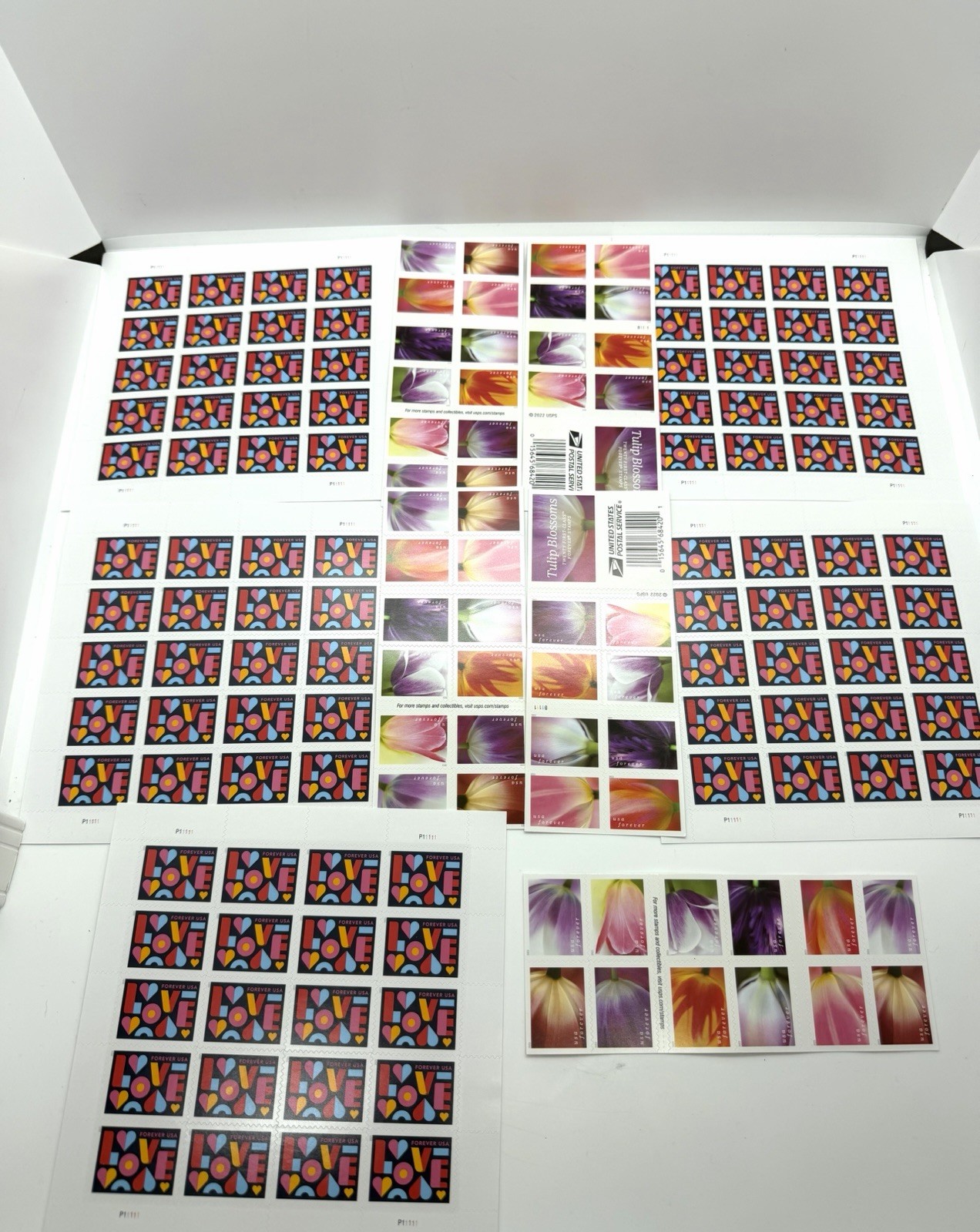 USPS Forever Stamps Mixed Lot (10) Booklets (200 PCS)-